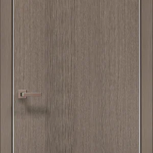 Style ST-12C interior door in gray oak with minimalist flat-panel design