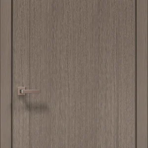 Style ST-29 interior door in brushed dark oak with a single recessed panel